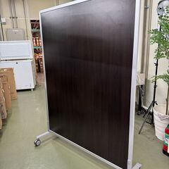 パーテーション　オフィス用　120ｘ162ｘ40ｃｍ　色：ブラウン　状態：きれいの画像