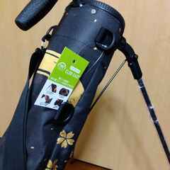 新品未使用　飛衛門　セルフスタンド式クラブケース　ブラック　月と桜の画像