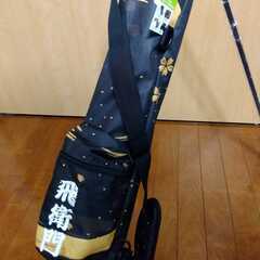 新品未使用　飛衛門　セルフスタンド式クラブケース　ブラック　月と桜の画像