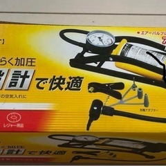 フットポンプ 圧力計付き 600kPaの画像