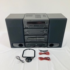 ケンウッド ミニコンポ 通電 音出OK ジャンク 