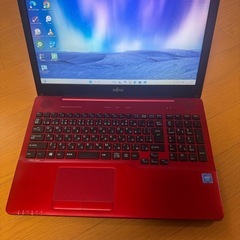 FUJITSU FMVA53B2RK LIFEBOOK AH53/B2　Core i7 7700HQ 16GB 　Windows11の画像