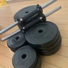 【２点】ダンベル40kg&腹筋ベンチALCproの画像