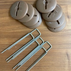 最強の防草シート　ザバーン240BB端切れ　約1m幅×2.5m　ピンとワッシャー付きの画像