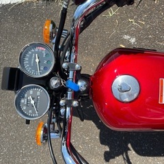 GN125H カスタム　赤　旧車スタイル　吸い込み　旧車の画像