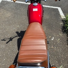 GN125H カスタム　赤　旧車スタイル　吸い込み　旧車の画像