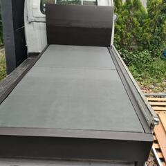 木製フレームシングルベット