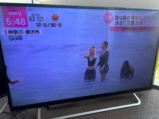 受渡し決定〜大型６０インチ４Ｋ対応高画質エンジン