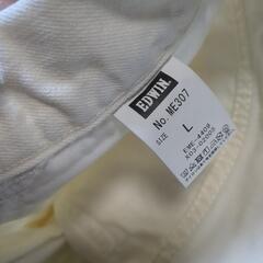 EDwin 白デニムジーンズの画像