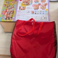 処分価格！！お店やさんテント★食べ物＆収納袋付き　箱ありの画像