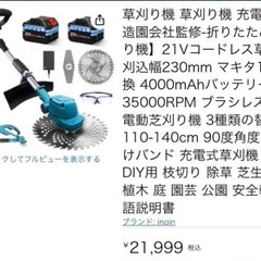 【お問い合わせ多数、本日決めます】草刈り機 草刈り機 充電式コー...