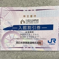 ①京都鉄道博物館、半額割引入館券
