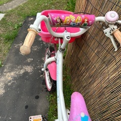 プリンセス　ピンク自転車の画像