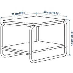【ikea】BAGGBODA バッグボーダ サイトテーブルの画像
