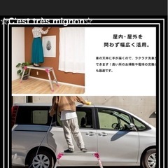 お値下げしましたアルミ洗車台の画像