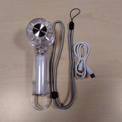 ●新品●ハンディファン 充電式 クリアカラー 冷却プレート コン...