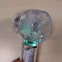 ●新品●ハンディファン 充電式 クリアカラー 冷却プレート コンパクト扇風機の画像