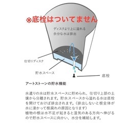 取引中【コストコ購入】プランター55cmグレー/アートストーンラウンドコンテナの画像
