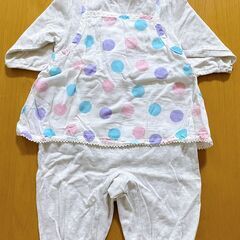 【春・秋】【50～60】ロンパース　女の子の画像