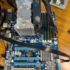 LGA1155 マザーボード CPU i7-2600K メモリ16GB CPUクーラー付き セット ③の画像