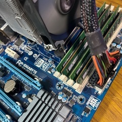 LGA1155 マザーボード CPU i7-2600K メモリ16GB CPUクーラー付き セット ③の画像