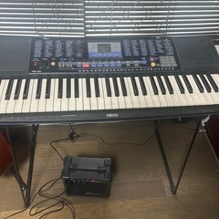 ヤマハ　PSR-190  ハードケース　スタンド　
アンプ の画像