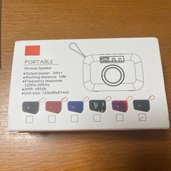【値下げ】ポータブルスピーカーの画像