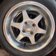 希少　深リム MXS アルミホイール15×6.5j 4H