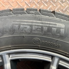 スタッドレス4本セット 185/60R15 Wedsホイール付き PCD114.3（ピレリ ICE ASIMMETRICO）の画像