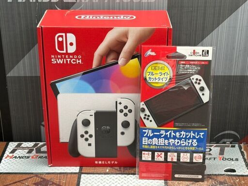 【未使用】任天堂 HEG-S-KAAAA Nintendo Switch スイッチ 有機ELモデル 専用保護フィルム付き【ハンズクラフト佐賀】