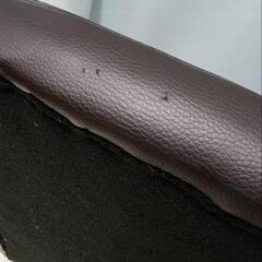 2脚セット カウンターチェア バーチェア キッチンチェア ハイチェア ブラウンの画像