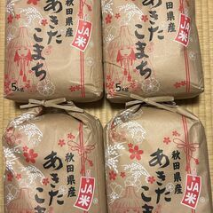 【銘柄新米】お米・精米 20kg　秋田県産 あきたこまち