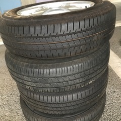  程度良好‼️165/70  14夏用タイヤアルミ付き