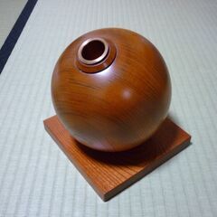 【フラワーベース】木製　一輪差し