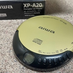【未使用】ポータブルCDプレーヤー アイワXP- A20 