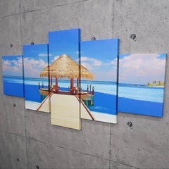 パネルアート　アートパネル　夏　壁飾りの画像