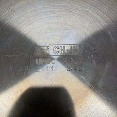 ☆値下げ☆2506-159 ユミック カラッと揚がるステンレス揚げ鍋 24cm 満水容量3.4L ガス・IH対応 日本製 中古の画像