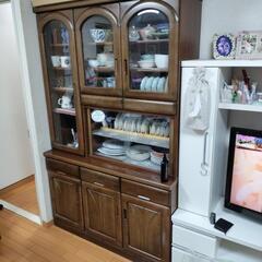 食器棚0円 無料で差し上げますの画像