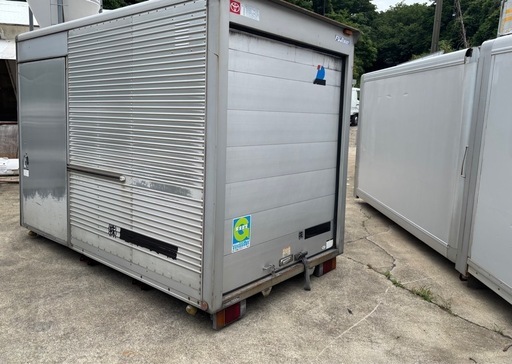 希少両側横ドア　シャッター式　コンテナ倉庫　バイクガレージ