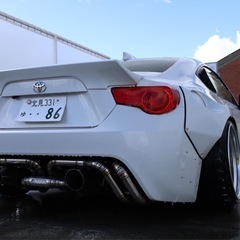 86 ZN6 GT 6MT PANDEM エアロ エアサス ワンオフマフラー  値下げしました。の画像