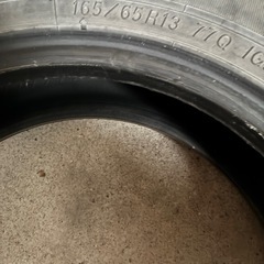 ice gurde スタッドレスタイヤ　4本　　　　　　　　　　　　　　　　　　　　　　　　ice gurde スタッドレスタイヤ　　165/65R/13の画像