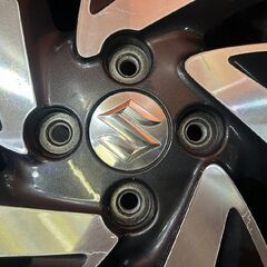 スズキ スペーシア カスタム 純正ホイール 15インチ 4本 4.5J4HPCD100+45 ハスラー ワゴンR流用 　(VHH483) の画像