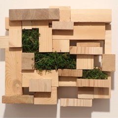 【277】テクスチャーアート　ウェルカムボード　現代アート　イン...