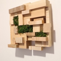 【277】テクスチャーアート　ウェルカムボード　現代アート　インテリア　カフェの画像