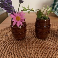 🌸一輪挿し、爪楊枝入れ3個セット『お値下げ】の画像