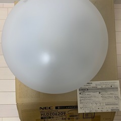 NEC  シーリングライト　リモコン付き　光量調節可能