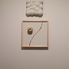 【268】テクスチャーアート　ウェルカムボード　現代アート　インテリア　カフェの画像