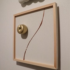 【268】テクスチャーアート　ウェルカムボード　現代アート　インテリア　カフェの画像