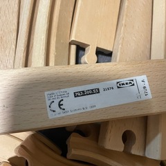 【お取り引き中】IKEA イケア 木製レール 電車 おもちゃの画像