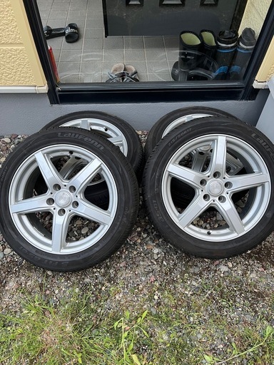 夏タイヤ、ホイール4本  215/50r17